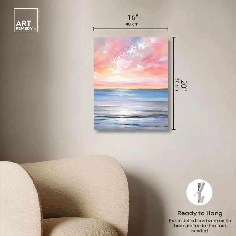 Art Remedy Whimsical Ocean Breeze Canvas Coastal Wall Art by Art Remedy