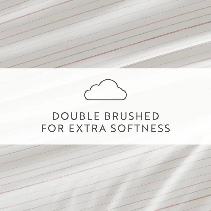 4 Piece Sheet Set Patterned Microfiber Ultra Soft Bedding