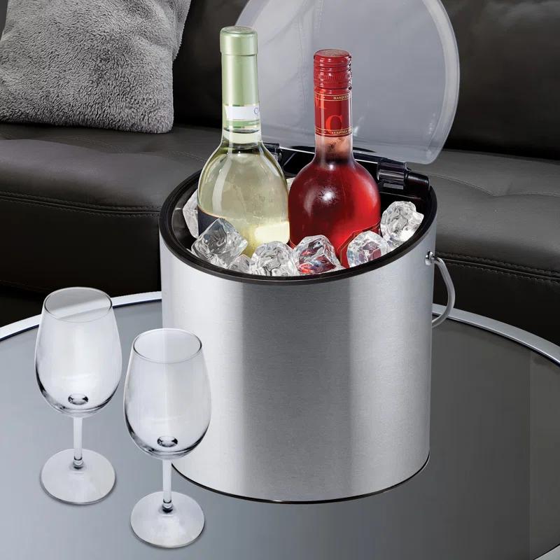 OGGI Oggi Barware Double Wall Flip Top Ice Bucket