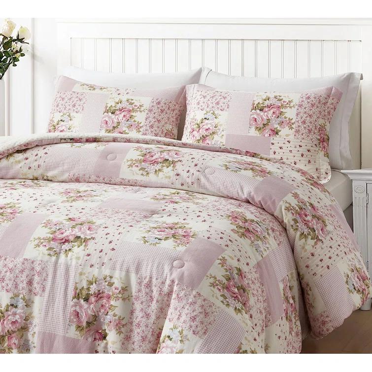 Chezmoi Collection Cotton Ring Stitch Comforter Set