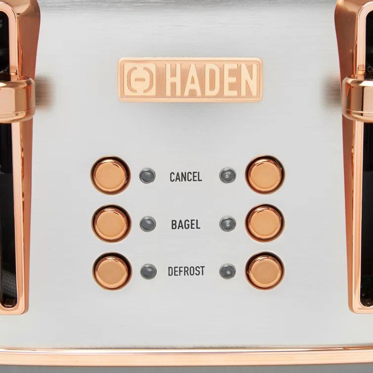 HADEN Heritage 4-Slice Wide Slot Toaster