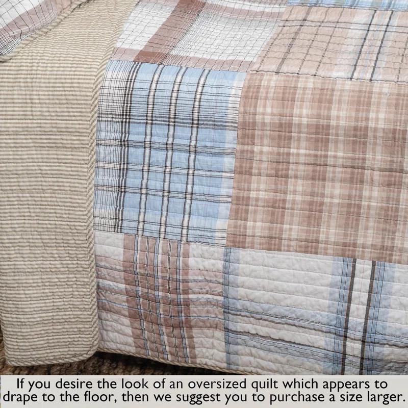 Cozy Line Home Fashion Cotton Patchwork Quilt Set
