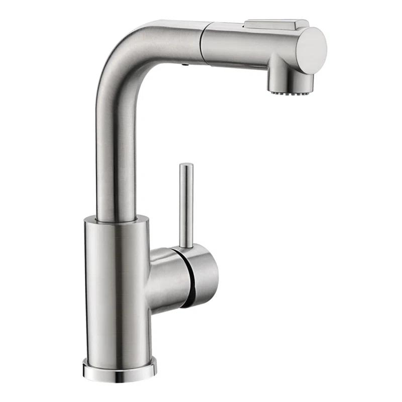 LOONGFIELD Sink Faucet, Kitchen Faucets With Pull Down Sprayer, Bathroom Sink Faucets Mini Bar Prep Faucet ASTARQ-W1932P171710
