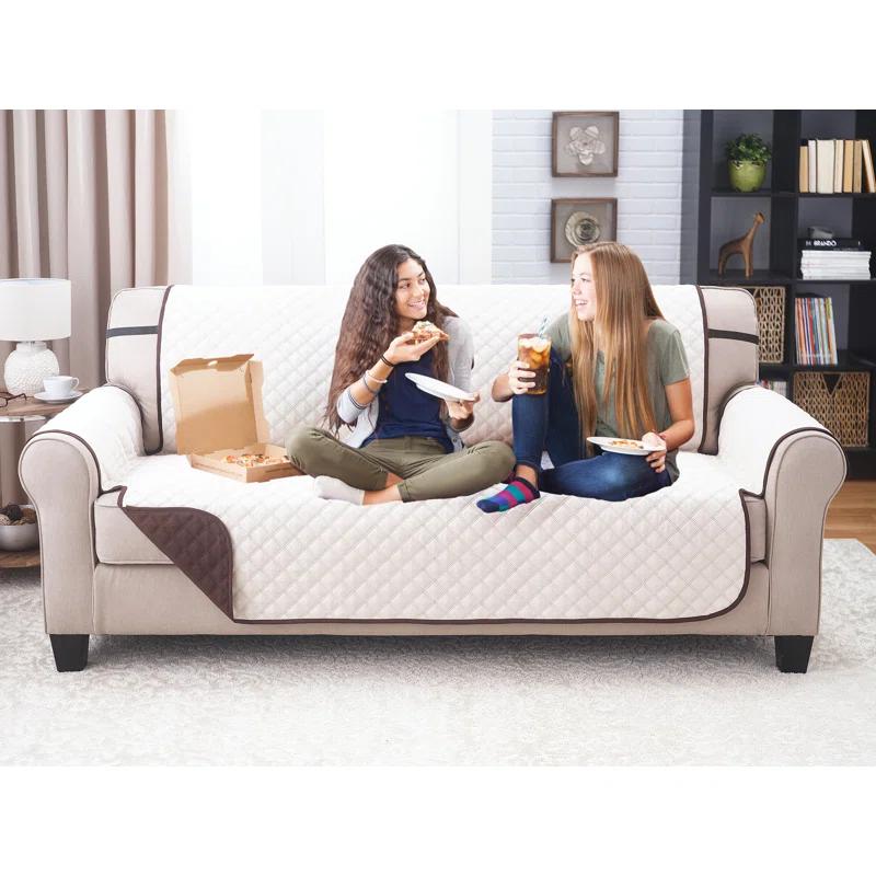 Symple Stuff Home Solutions Box Cushion Sofa Slipcover