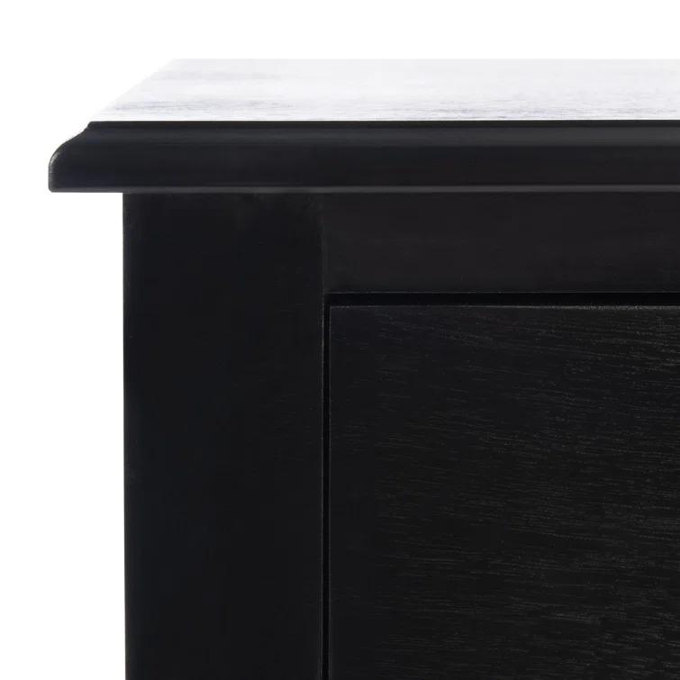 Dakota Fields Solid Wood Top End Table with Storage
