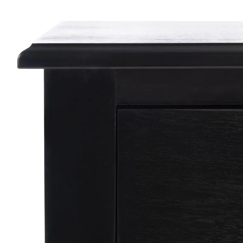 Dakota Fields Solid Wood Top End Table with Storage