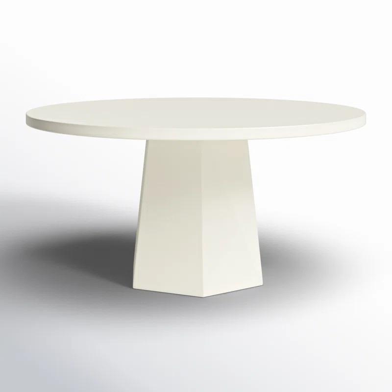 Schuller Indoor / Outdoor Round Dining Table - White