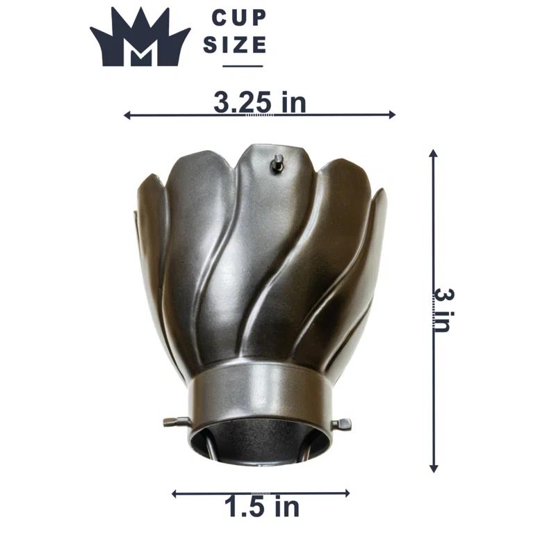 Monarch Rain Chains Aluminum Akira Rain Chain Replacement Downspout for Gutters