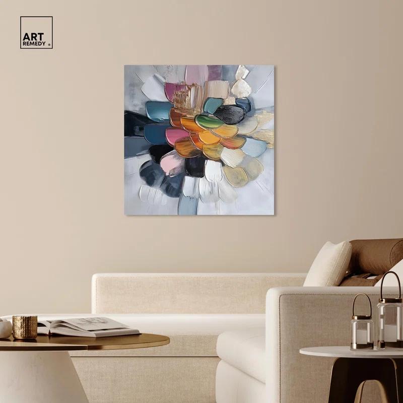Art Remedy Chromatic Colorplay Canvas Modern Abstract Art by Art Remedy