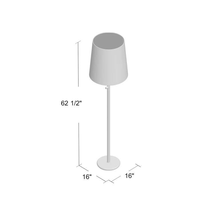 Robert Abbey Buster Chica 62.5'' Traditional Floor Lamp