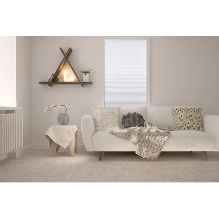 Arlo Blinds Honeycomb Blackout White Cellular Shade