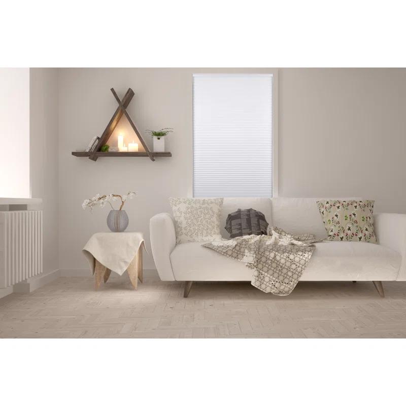Arlo Blinds Honeycomb Blackout White Cellular Shade