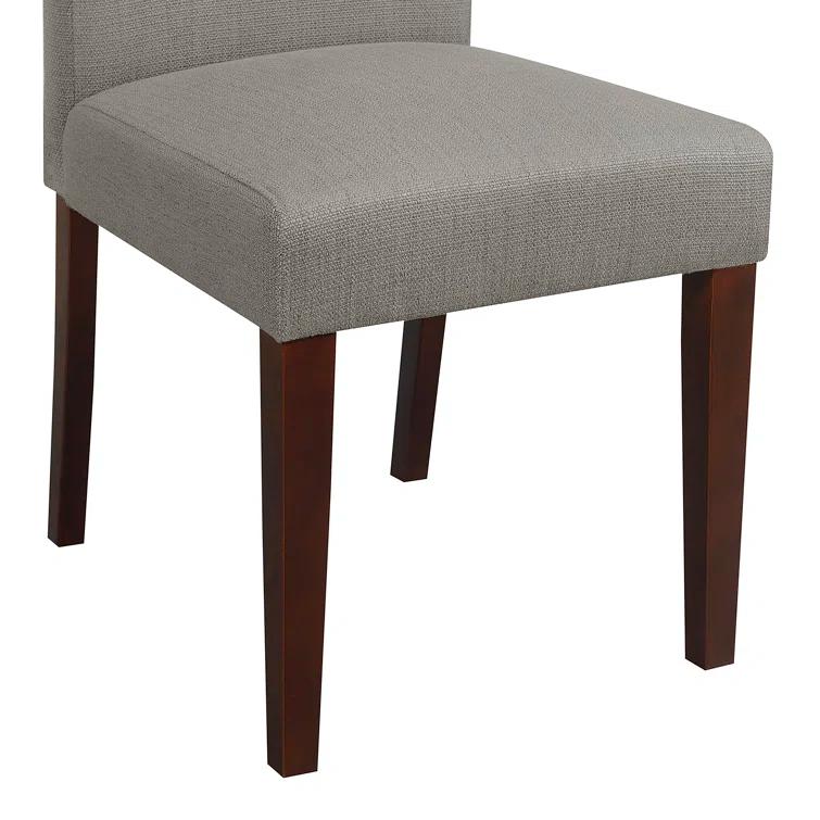 Serta Serta Liam Parsons Dining Chair, Plush High Back, Polyester Weave Fabric, Foam Cushion Seat (Set of 2)