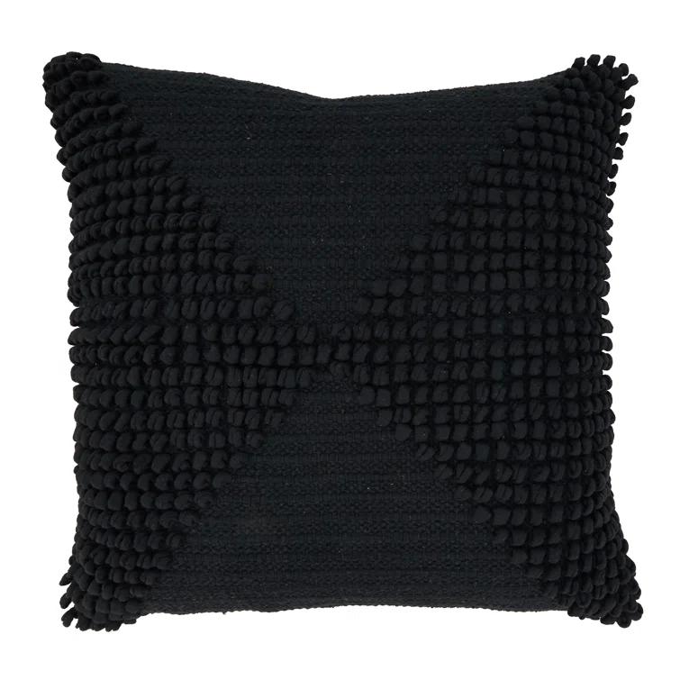 Saro Zandra Collection Cotton Throw Pillow