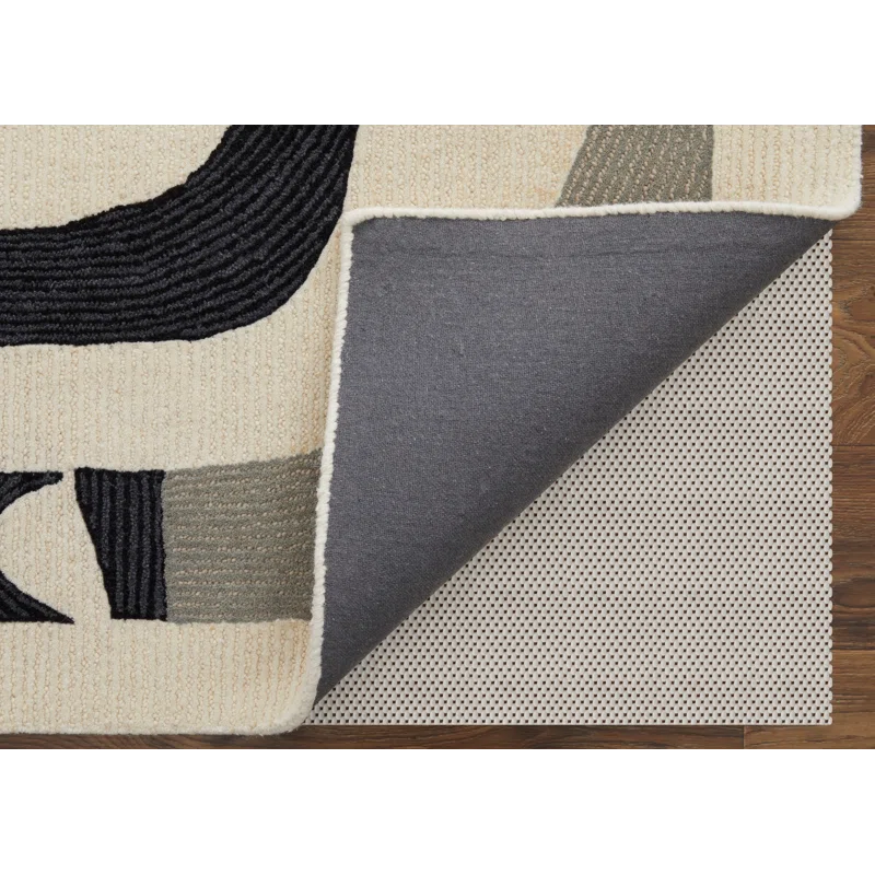 Nobu Architectural Mid-Century Modern Area Rug