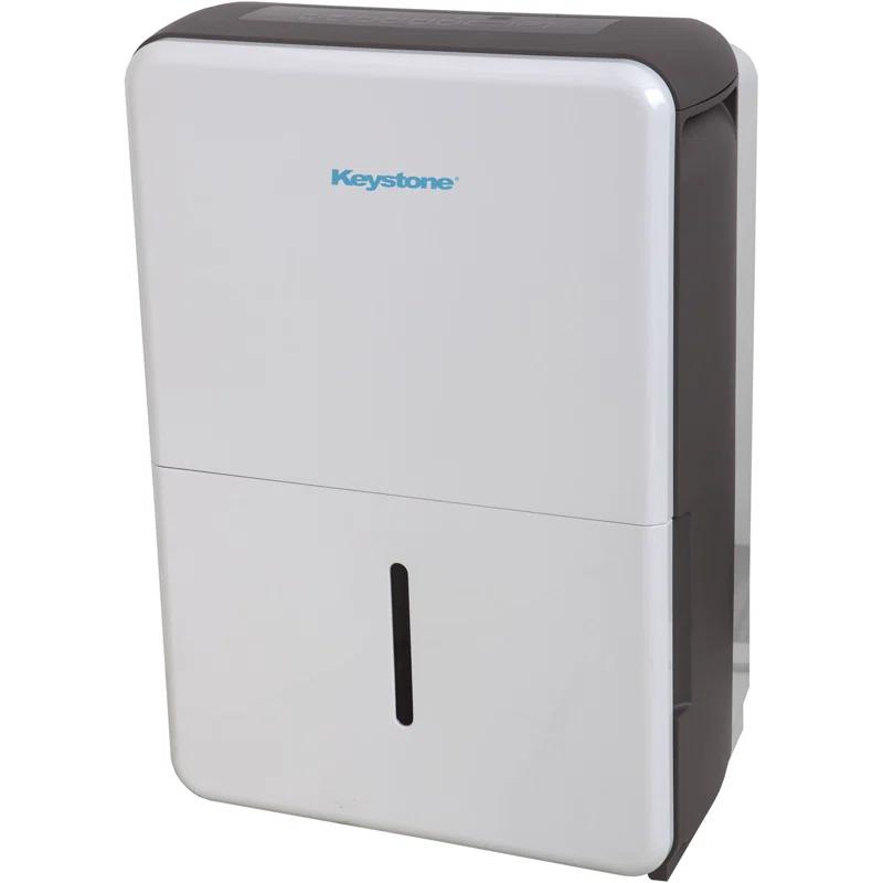 Keystone Keystone 50 Pint Portable Dehumidifier for up to 4,500 Sq. Ft. in White