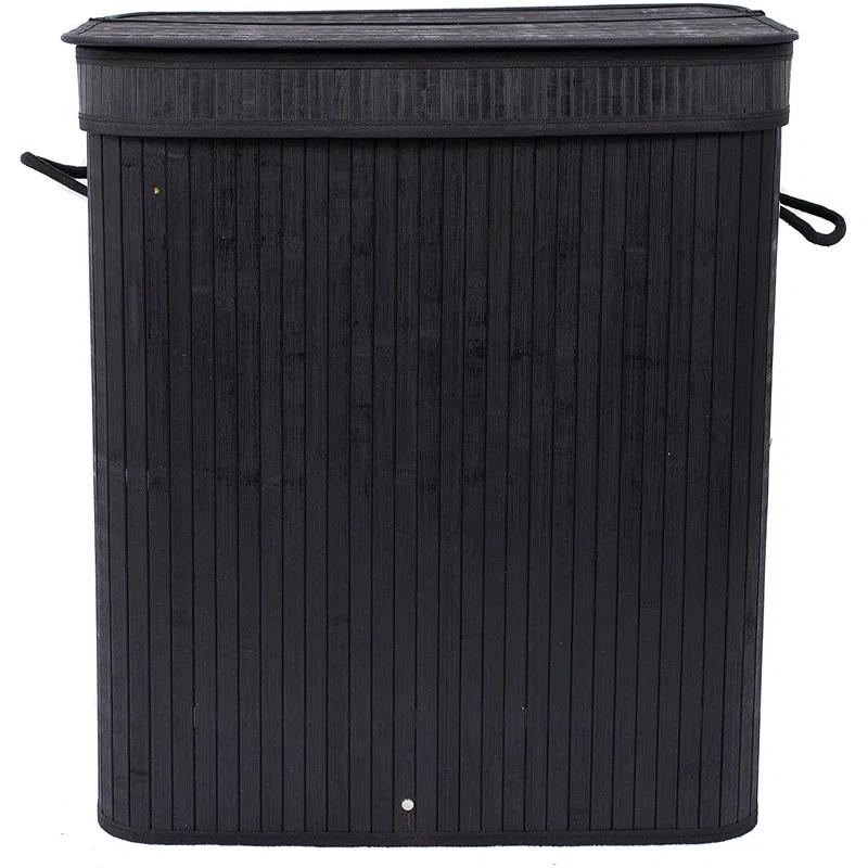 BirdRock Home Bamboo Laundry Sorter with Handles