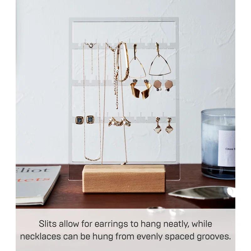 Yamazaki Home Rin Plastic Jewelry Stand