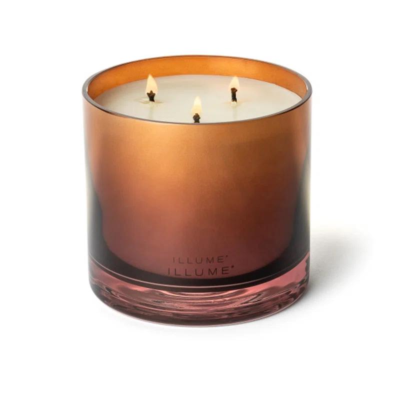 ILLUME Beautifully Done Essentials Terra Tabac Statement Glass Scented Candle