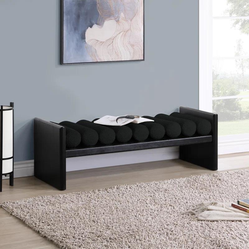 Reeves Boucle Wood Bench