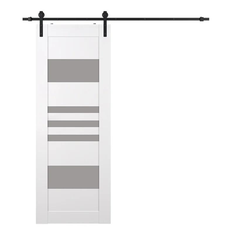 Belldinni Solid + Manufactured Wood Paneled Barn Door