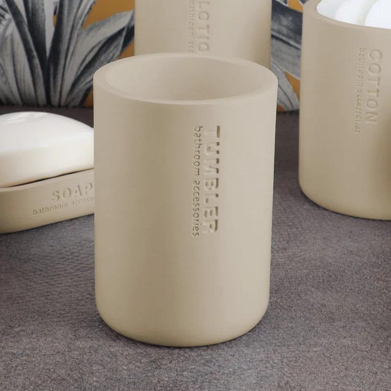 Evideco Bathroom Tumbler / Toothbrush Holder Willis Collection