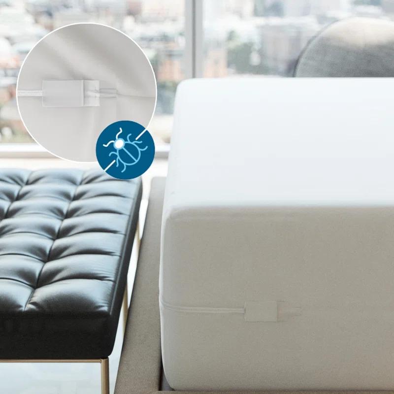 Bargoose Home Textiles Bargoose BedBug Solution 6 Gauge Heavy Duty Vinyl Zippered Mattress Protector