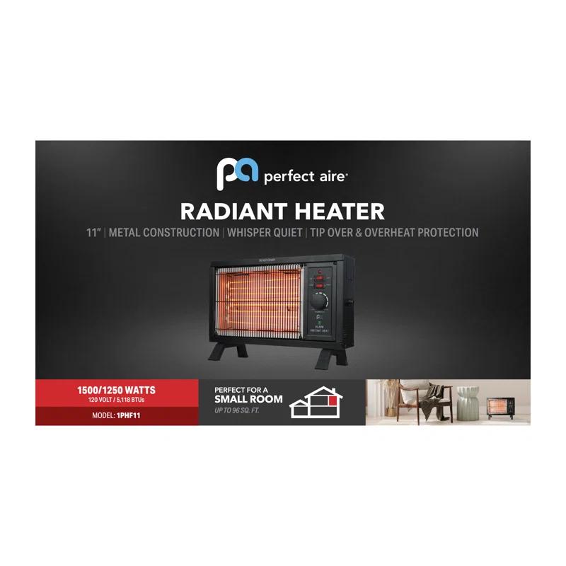 Perfect Aire Perfect Aire 5118 BTU Electric Compact Space Heater with Adjustable Thermostat