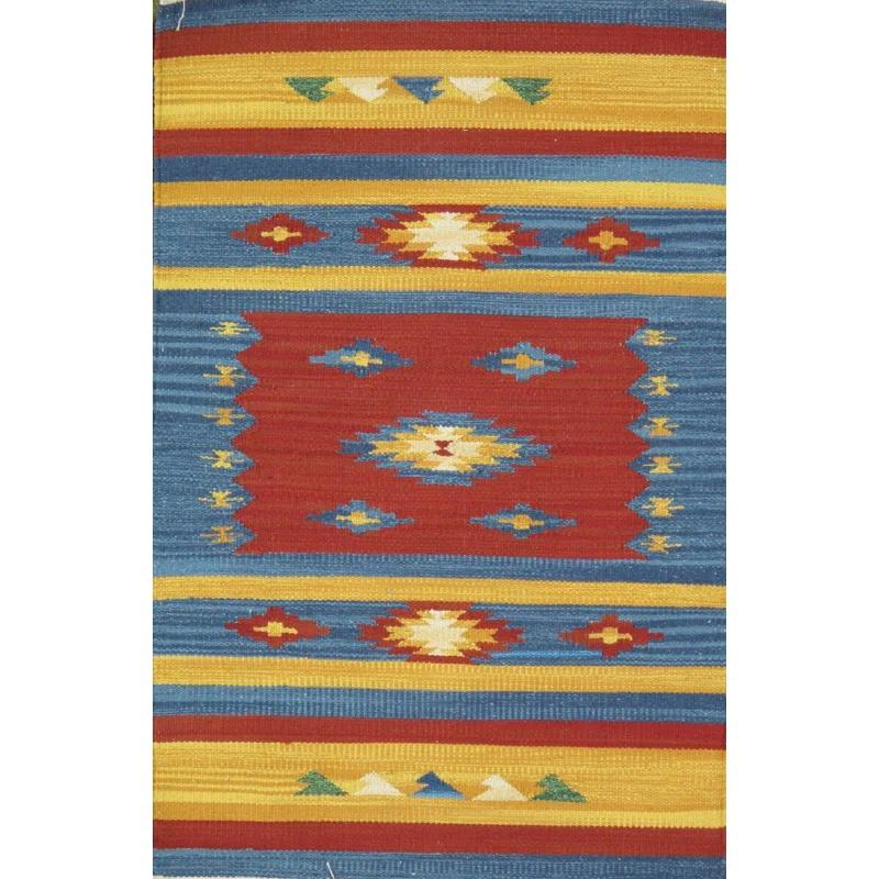 Pasargad Kilim Flatweave Cotton Southwestern Indoor Rug