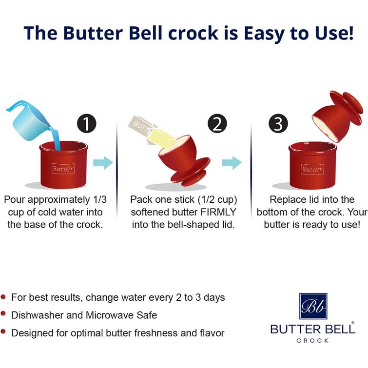 Butter Bell Butter Bell - The Original Butter Bell Crock - Specialty Collection - Bronze Matte (Reactive Glaze)