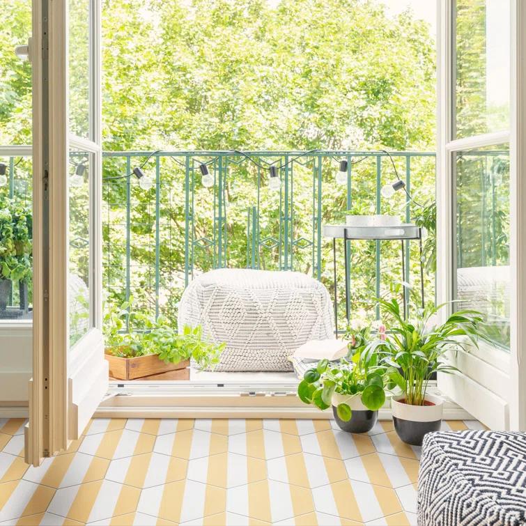 Porto Capri Hex 9" x 10" Porcelain Patterned Look Wall & Floor Tile