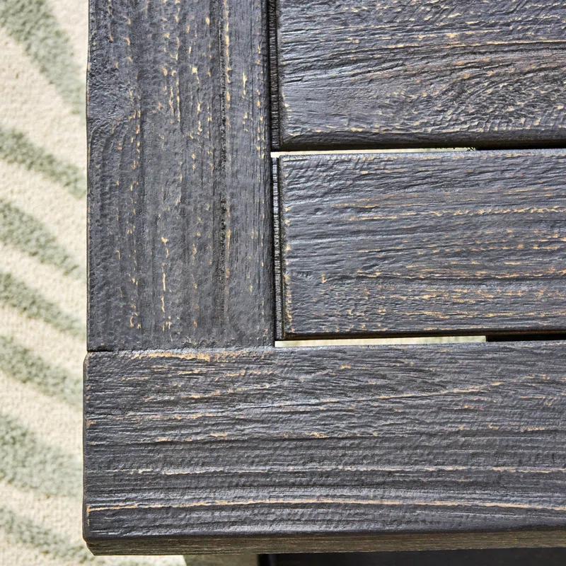 Millwood Pines Egor Acacia Wood Outdoor Bench