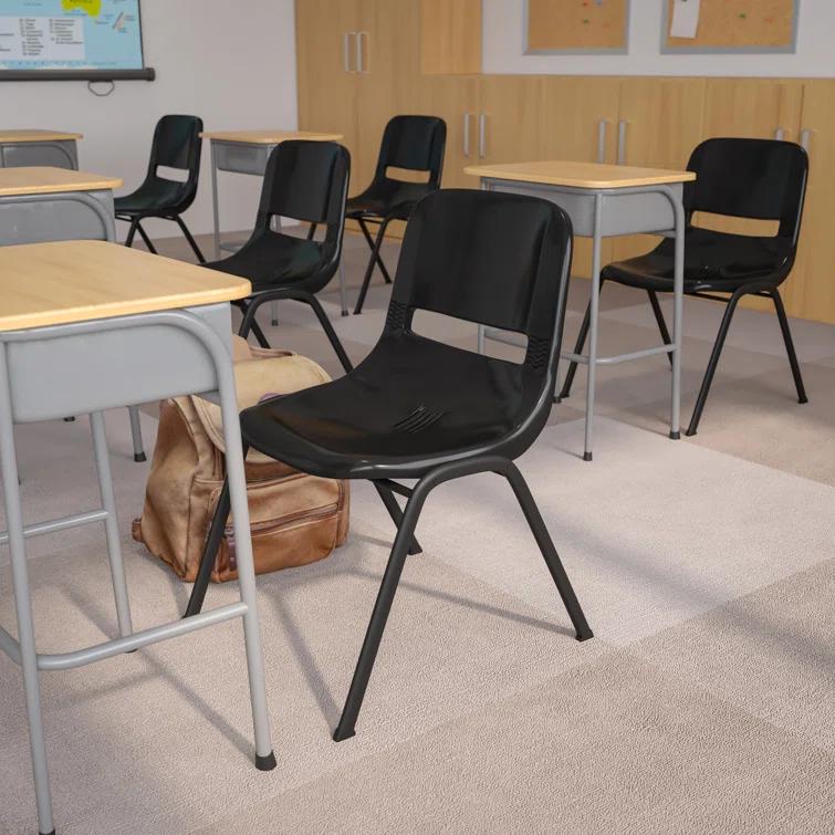 Flash Furniture Keaton Plastic Stacking Shell School Chairs (Set of 5)