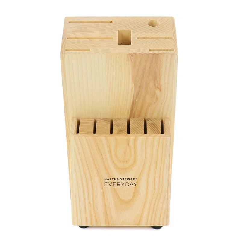 Martha Stewart 14 Piece Stainless Steel Knife Block Set