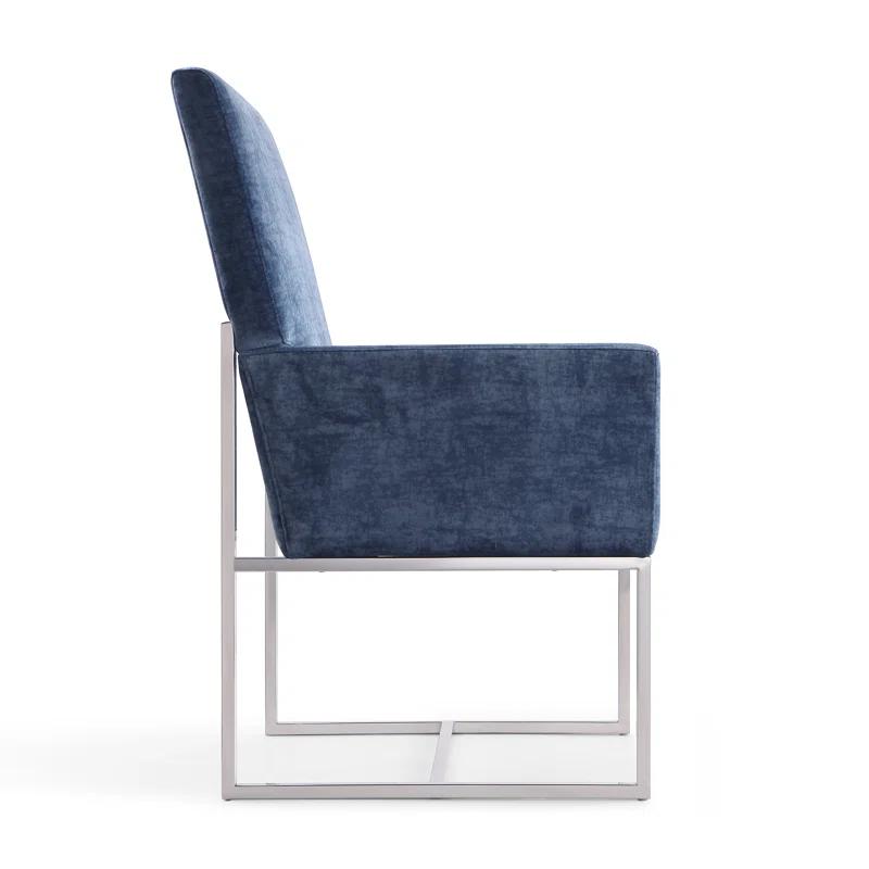 Orren Ellis Element Tufted Velvet Upholstered Arm Chair