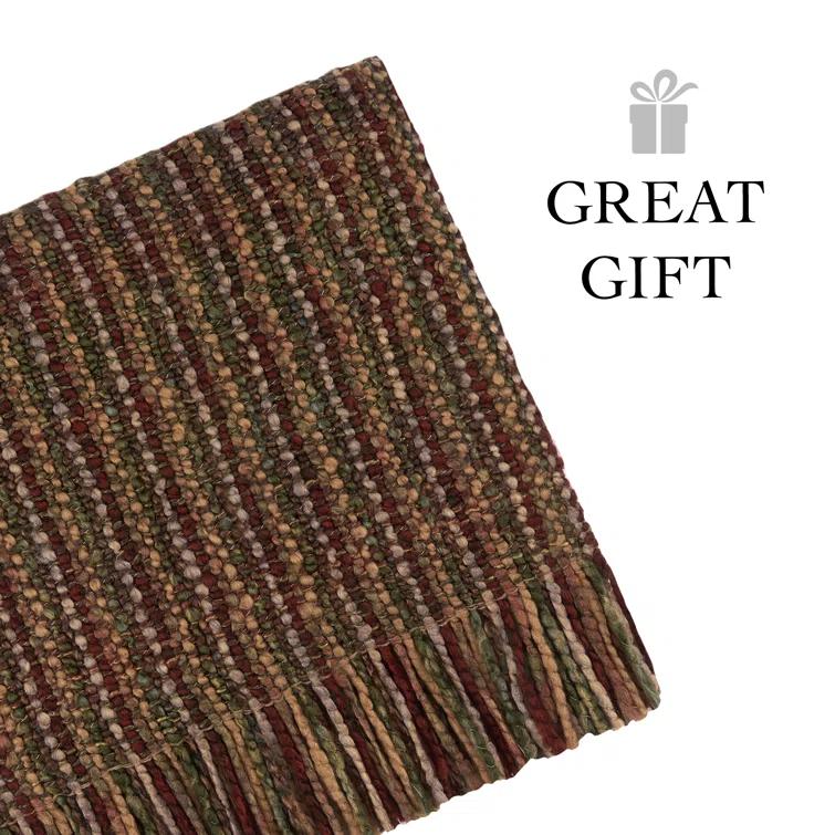 Bedford Collections Machine Woven Throw Blanket