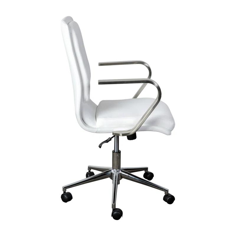 Flash Furniture Mid-Back Designer Upholstered Swivel Executive Office Chair with Armrests by Flash Furniture