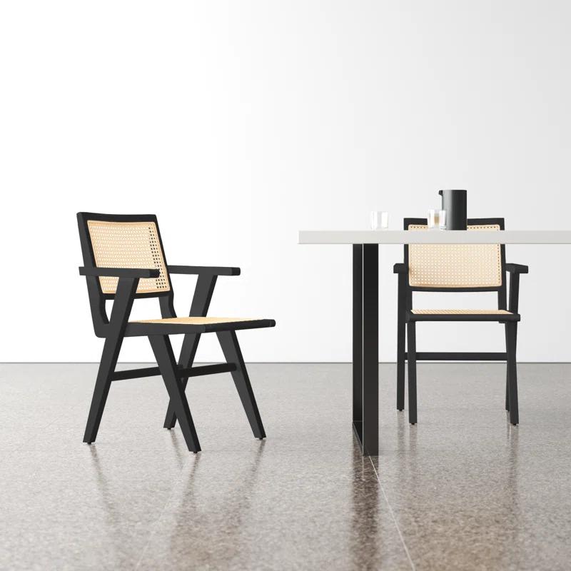 AllModern Atticus Cane Arm Chair & Reviews | Wayfair