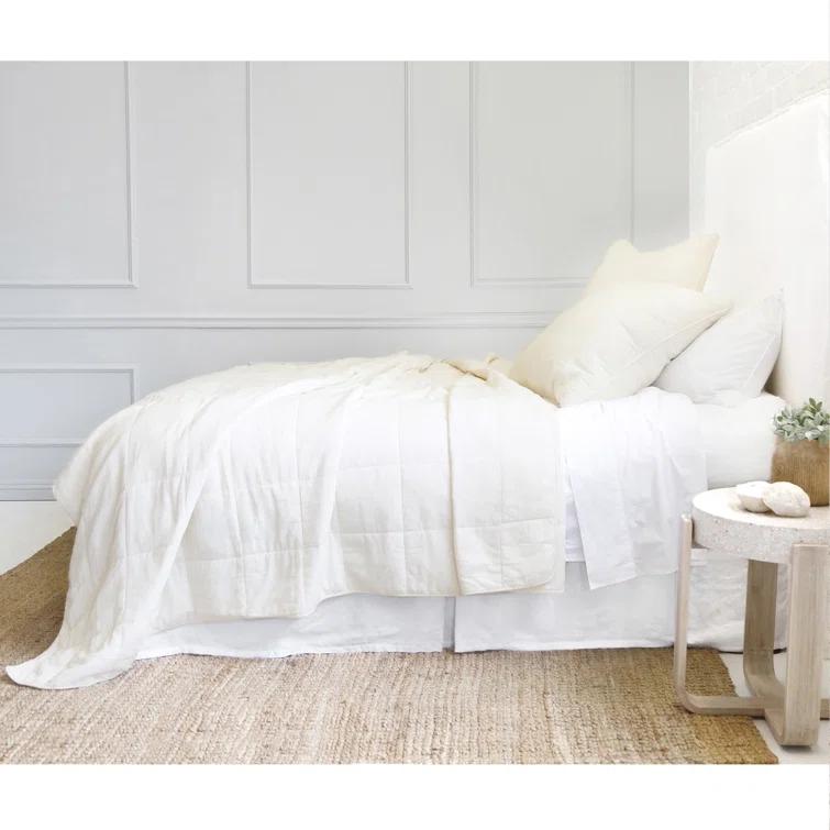 Antwerp Coverlet by Pom Pom at Home - Sky / Queen
