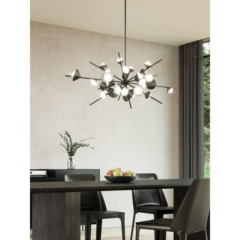 Kuzco Lighting Geode Dimmable LED Sputnik Sphere Chandelier