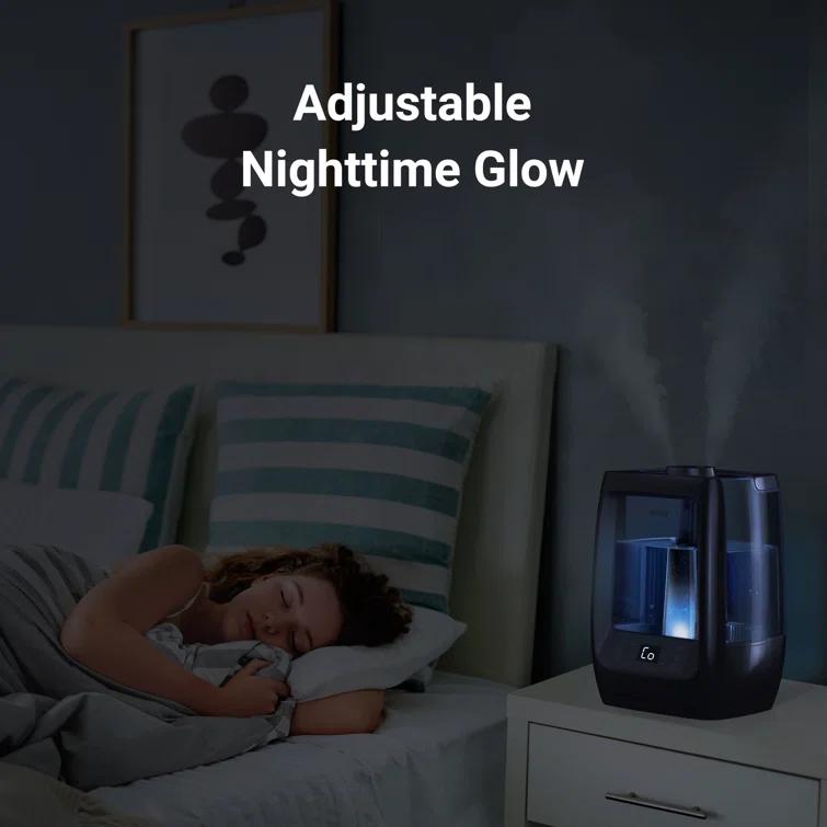 Winix Winix L200 2 Gallon Ultrasonic Humidifier with Warm/Cool Mist Aromatherapy & LightCel Technology