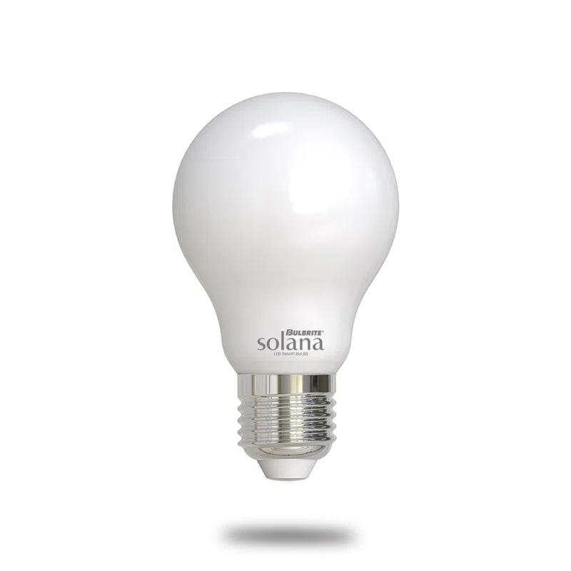 Bulbrite Solana 290111 Solana Smart WiFi Connected A19 Tunable White 40 Watt Equivalent LED Light Bulb