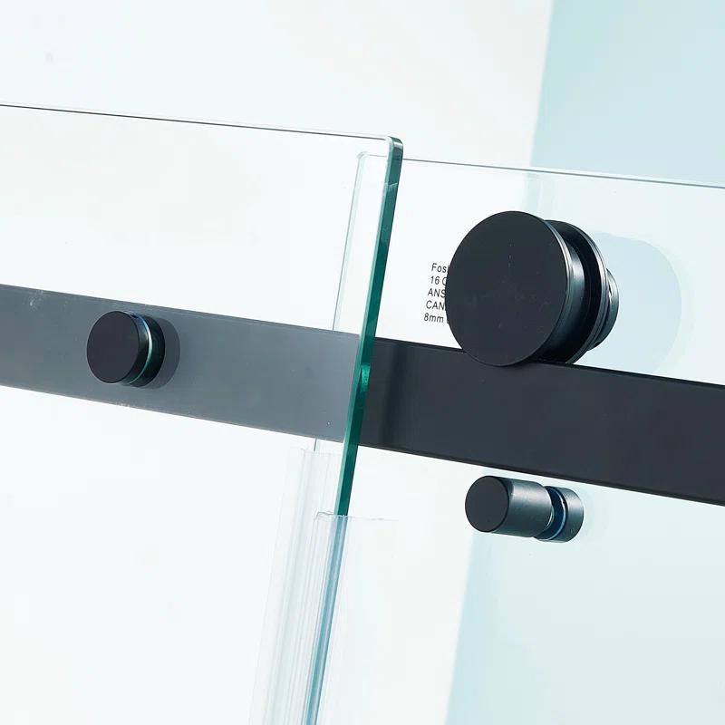 56"-60 ‘W x 75’ Aluminum Framed Shower Door