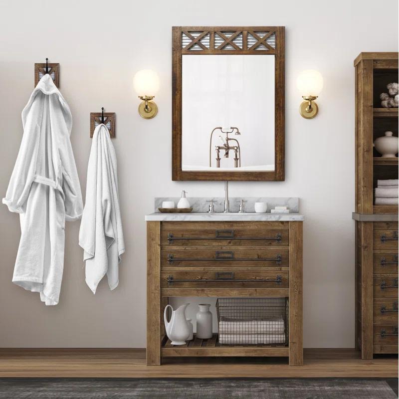 Autumn Alley RHK001 Rustic Farmhouse Wall Mounted Towel Hook Set - 2 Robe Hooks