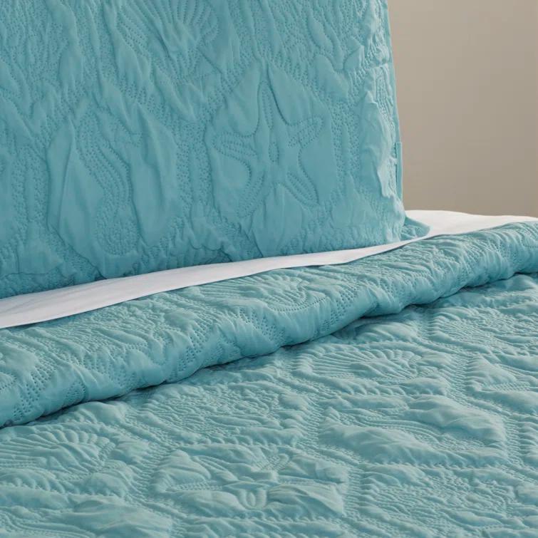 VCNY Shore 3-Piece Embossed Quilt Set & Reviews | Wayfair