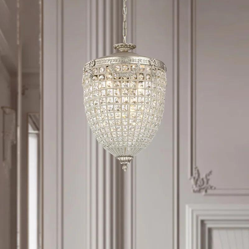 Rosdorf Park Kiyora 4 - Light Dimmable Tiered Chandelier