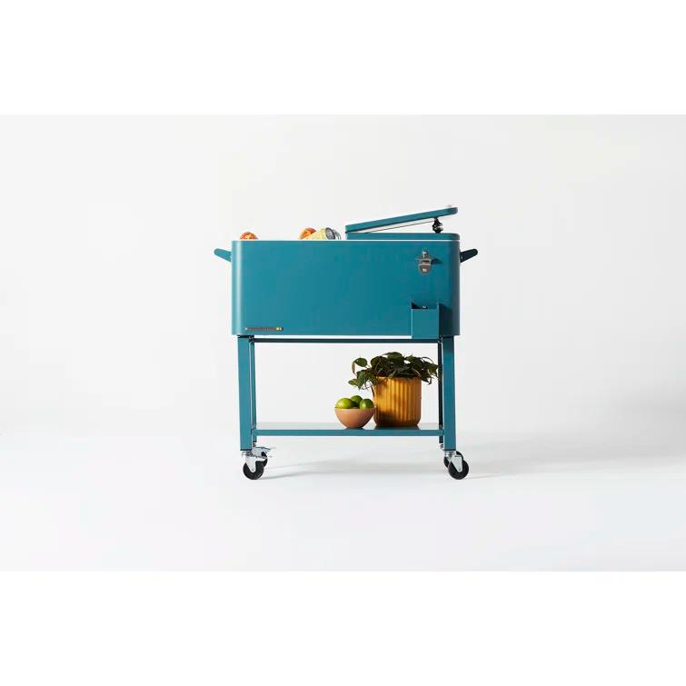 Permasteel 80-Qt Outdoor Patio Cooler with Removable Basin