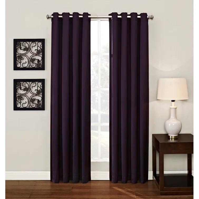 Style Decor Ashton Room Darkening Curtain Single Panel