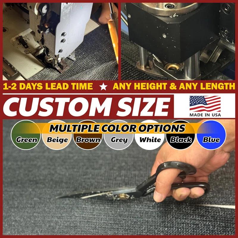 Amgo Amgo Fence Privacy Screen Heavy Duty Windscreen with Bindings & Grommets