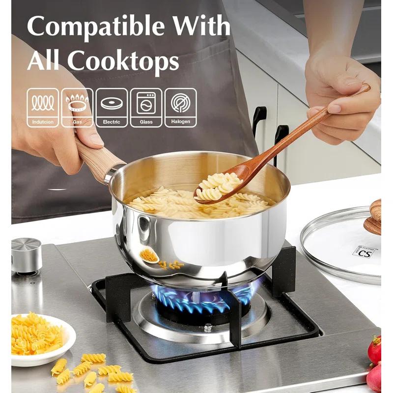 CS KOCHSYSTEME Stainless Steel Saucepan